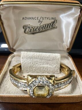 Nina Ricci Vintage Bracelet with Swarovski Crystals